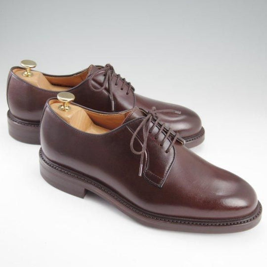 未使用★(スペイン製)Berwick/バーウィック SIZE 7【ダイナイトソール★ホーウィン社/クロムエクセルレザー】3680/プレーントゥ/濃茶★l903