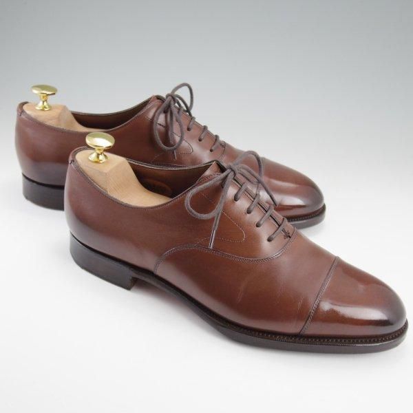 極上★エドワードグリーン 7E【定価￥217,800-★チェルシー/CHELSEA/202ラスト】ストレートチップ/濃茶/メンズ/EDWARD GREEN★l904