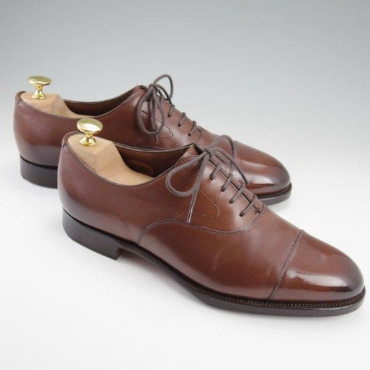 極上★エドワードグリーン 7E【定価￥217,800-★チェルシー/CHELSEA/202ラスト】ストレートチップ/濃茶/メンズ/EDWARD GREEN★l904