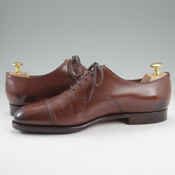 極上★エドワードグリーン 7E【定価￥217,800-★チェルシー/CHELSEA/202ラスト】ストレートチップ/濃茶/メンズ/EDWARD GREEN★l904