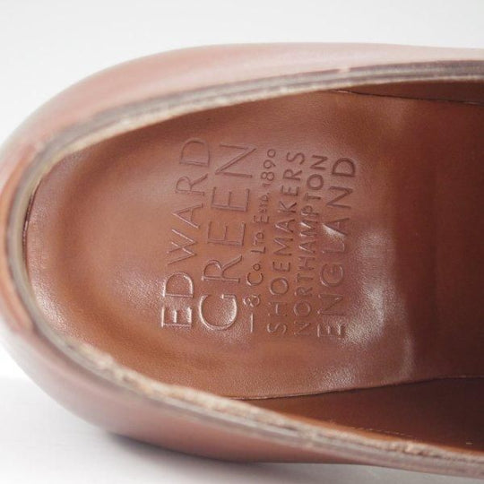 極上★エドワードグリーン 7E【定価￥217,800-★チェルシー/CHELSEA/202ラスト】ストレートチップ/濃茶/メンズ/EDWARD GREEN★l904