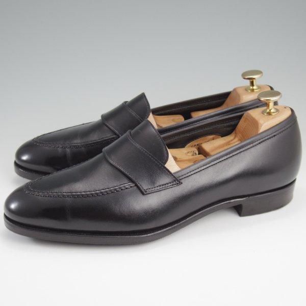 極上★クロケット&ジョーンズ 6.5E【定価￥124,300-★福島ティアモ雄介氏監修モデル/HARCOURT 2】ローファー/黒/Crockett&Jones★l906