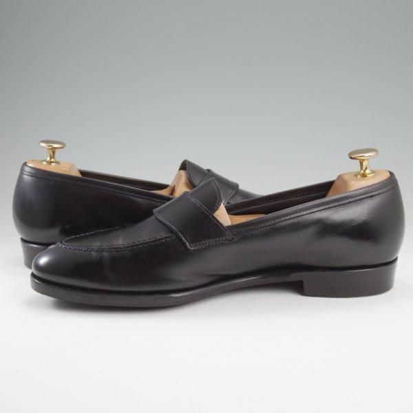 極上★クロケット&ジョーンズ 6.5E【定価￥124,300-★福島ティアモ雄介氏監修モデル/HARCOURT 2】ローファー/黒/Crockett&Jones★l906