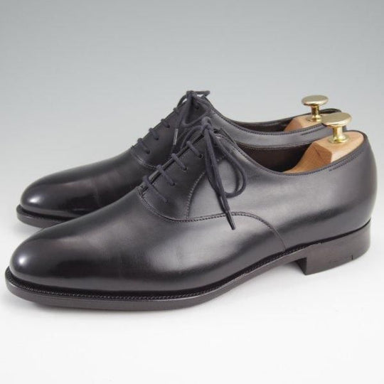 極美品★ジョンロブ 6E【現行定価30万円程度★プレステージライン/GARNIER/ガルニエ】8695ラスト/プレーントゥ/黒/JOHN LOBB★l907