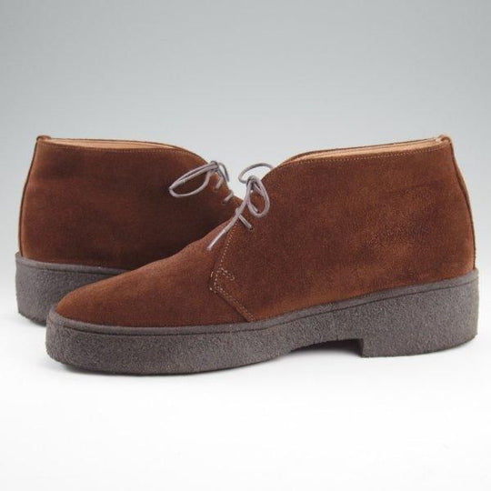 美品★トリッカーズ SIZE 6【★チャッカブーツ/5265/マッドガード】スエード/濃茶/メンズ/Tricker's★l909
