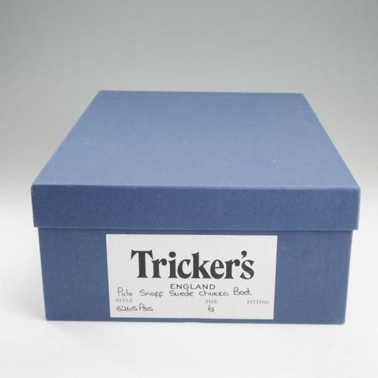 美品★トリッカーズ SIZE 6【★チャッカブーツ/5265/マッドガード】スエード/濃茶/メンズ/Tricker's★l909