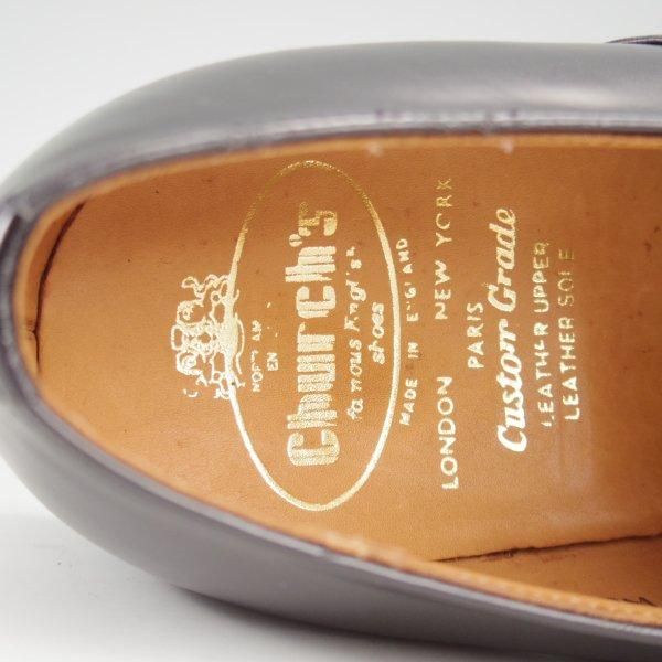 ほぼ未使用★チャーチ 75F/UK7.5【現行定価￥181,500-★旧チャーチ/73ラスト/ブックバインダーカーフ】Westbury/3都市/黒/Church's★l910