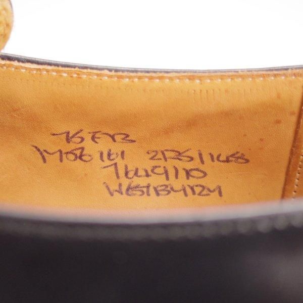 ほぼ未使用★チャーチ 75F/UK7.5【現行定価￥181,500-★旧チャーチ/73ラスト/ブックバインダーカーフ】Westbury/3都市/黒/Church's★l910
