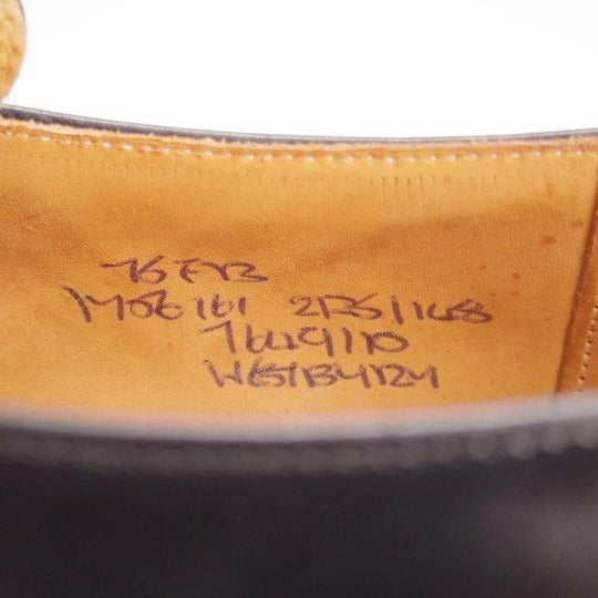 ほぼ未使用★チャーチ 75F/UK7.5【現行定価￥181,500-★旧チャーチ/73ラスト/ブックバインダーカーフ】Westbury/3都市/黒/Church's★l910