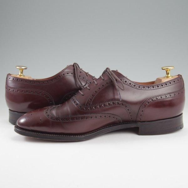 ★チャーチ 80F/UK8【旧チャーチ★3都市ロゴ/84ラスト/アパルーサカーフ】フルブローグ/濃茶/メンズ/Church's★l912