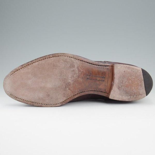 ★チャーチ 80F/UK8【旧チャーチ★3都市ロゴ/84ラスト/アパルーサカーフ】フルブローグ/濃茶/メンズ/Church's★l912