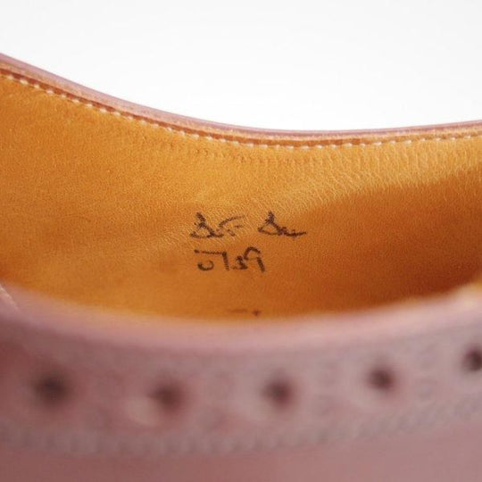 ★チャーチ 80F/UK8【旧チャーチ★3都市ロゴ/84ラスト/アパルーサカーフ】フルブローグ/濃茶/メンズ/Church's★l912