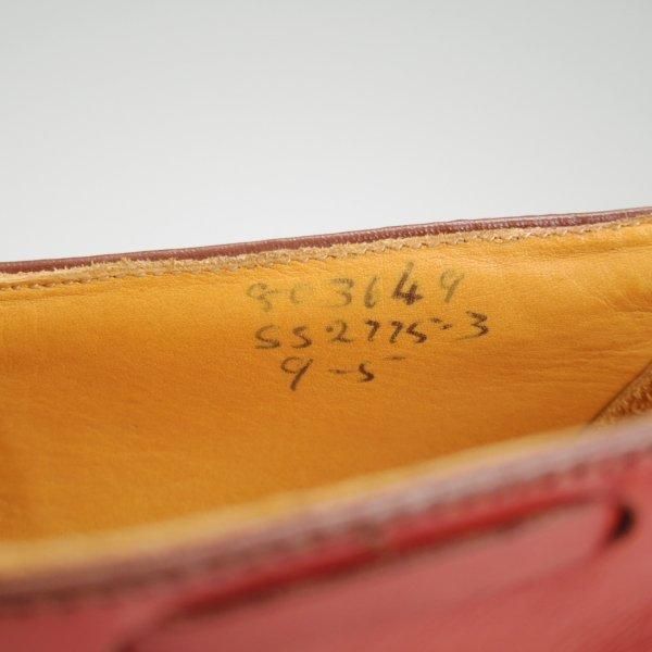 ★トリッカーズ SIZE 9【貴重★80万番台(90's初頭)/タッセルローファー】カーフ/赤茶/メンズ/Tricker's★l913