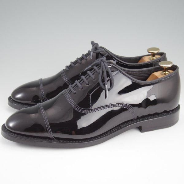 未使用★(米)アレンエドモンズ 7E【★パークアベニュー/Park Avenue】ストレートチップ/パテントレザー/黒/ALLEN EDMONDS★l914