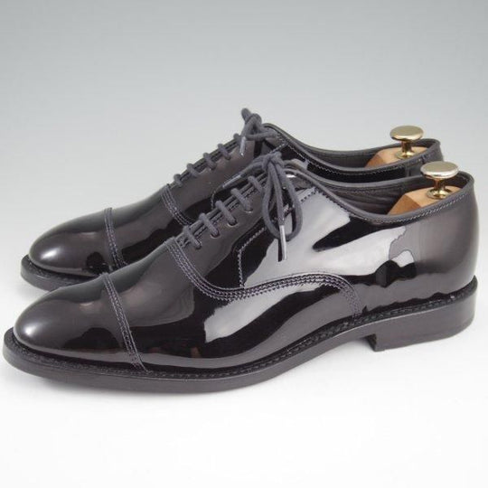 未使用★(米)アレンエドモンズ 7E【★パークアベニュー/Park Avenue】ストレートチップ/パテントレザー/黒/ALLEN EDMONDS★l914