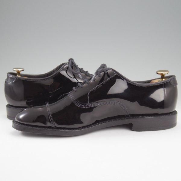 未使用★(米)アレンエドモンズ 7E【★パークアベニュー/Park Avenue】ストレートチップ/パテントレザー/黒/ALLEN EDMONDS★l914