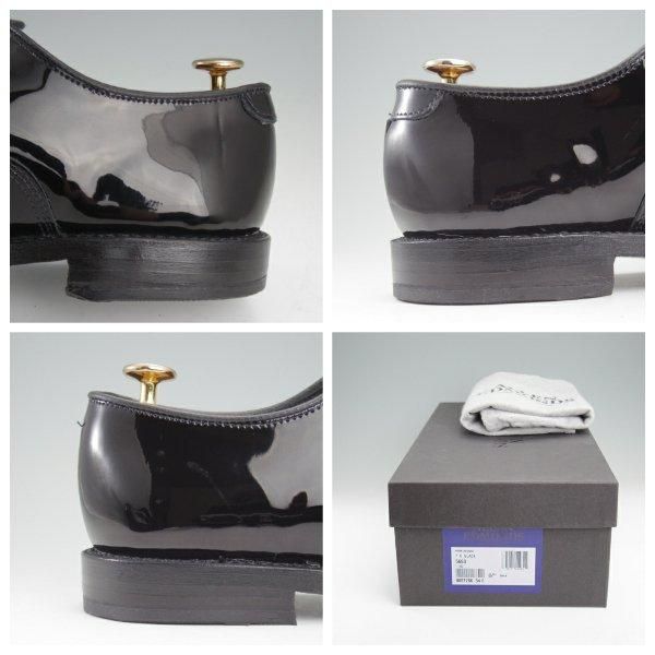 未使用★(米)アレンエドモンズ 7E【★パークアベニュー/Park Avenue】ストレートチップ/パテントレザー/黒/ALLEN EDMONDS★l914