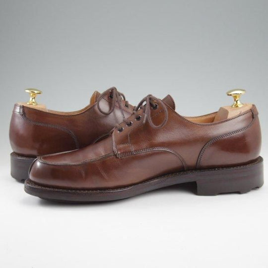 極上★クロケット&ジョーンズ 6E【リッジウェイソール仕様★WEXFORD/ウェクスフォード】371ラスト/Uチップ/濃茶/Crockett&Jones★l915