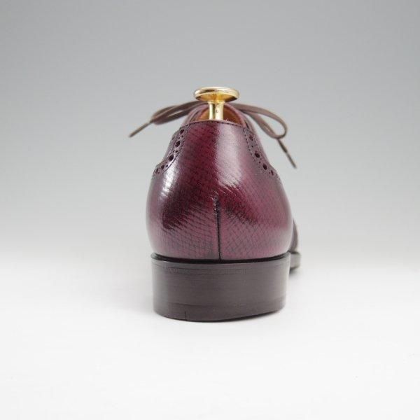美品★(台東区)ジョーワークス SIZE 7.5【注文価格￥114,400〜★(米)ホーウィン社のハッチグレイン/純正ツリー付】赤茶/JOE WORKS★l917