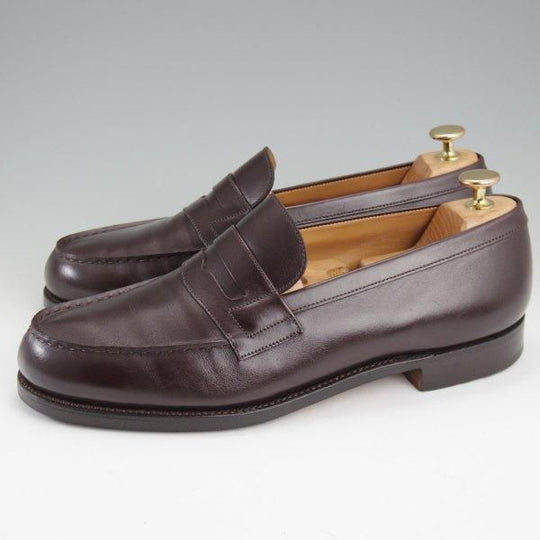 美品★J.M.ウエストン 8E【現行定価￥151,800-★180/コインローファー】41ラスト/ボックスカーフ/濃茶/メンズ/Weston/ウェストン★l920