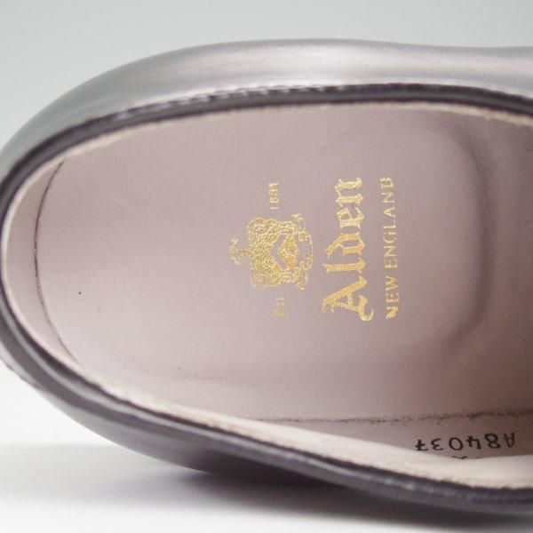 未使用★オールデン 6.5D【現行定価21万円程度★コードバン仕様/A8403F/アンライニング】バリーラスト/プレーントゥ/黒/ALDEN★l921