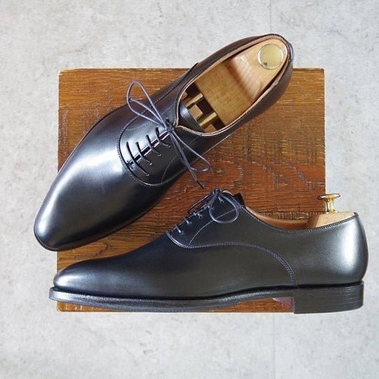未使用★クロケット&ジョーンズ 7.5E【★WEMBLEY/ウェンブリー/360ラスト】プレーントゥ/カーフ/黒/メンズ/Crockett&Jones★l922