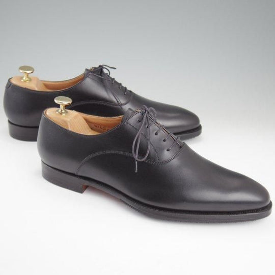 未使用★クロケット&ジョーンズ 7.5E【★WEMBLEY/ウェンブリー/360ラスト】プレーントゥ/カーフ/黒/メンズ/Crockett&Jones★l922