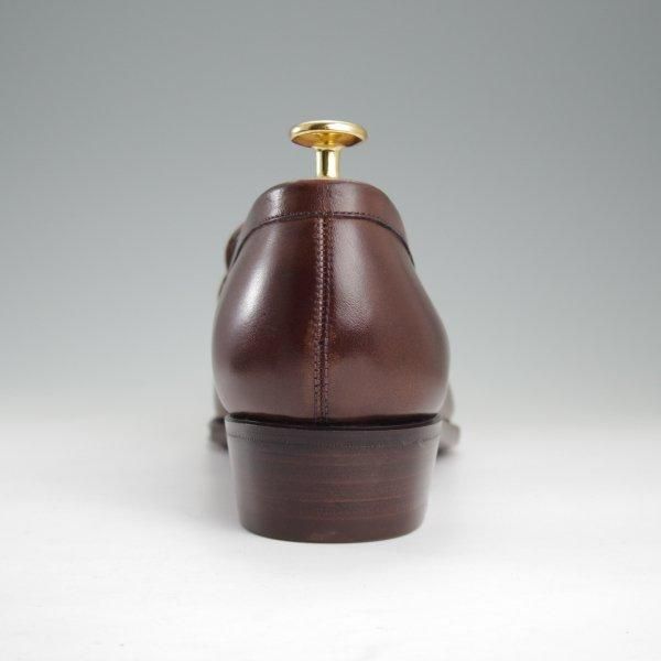 未使用★Perfetto/ペルフェット SIZE 7.5【グッドイヤーウェルテッド製法★ローファー/濃茶】スリッポン/カーフ/メンズ★l925