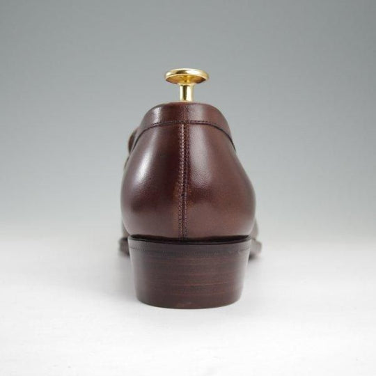 未使用★Perfetto/ペルフェット SIZE 7.5【グッドイヤーウェルテッド製法★ローファー/濃茶】スリッポン/カーフ/メンズ★l925