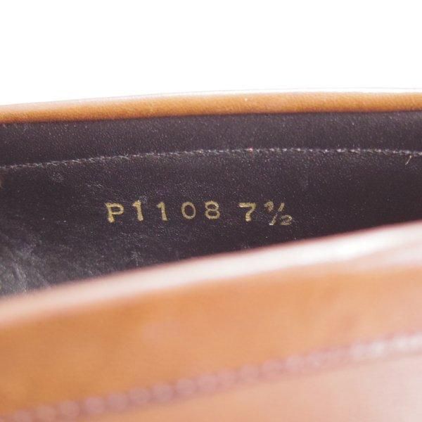 未使用★Perfetto/ペルフェット SIZE 7.5【グッドイヤーウェルテッド製法★ローファー/濃茶】スリッポン/カーフ/メンズ★l925