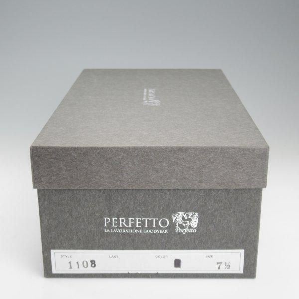 未使用★Perfetto/ペルフェット SIZE 7.5【グッドイヤーウェルテッド製法★ローファー/濃茶】スリッポン/カーフ/メンズ★l925