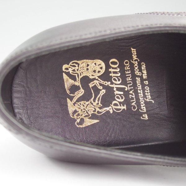 未使用★Perfetto/ペルフェット SIZE 7.5【グッドイヤーウェルテッド製法★モンクストラップ/黒】カーフ/メンズ★l927