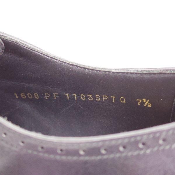 未使用★Perfetto/ペルフェット SIZE 7.5【グッドイヤーウェルテッド製法★モンクストラップ/黒】カーフ/メンズ★l927