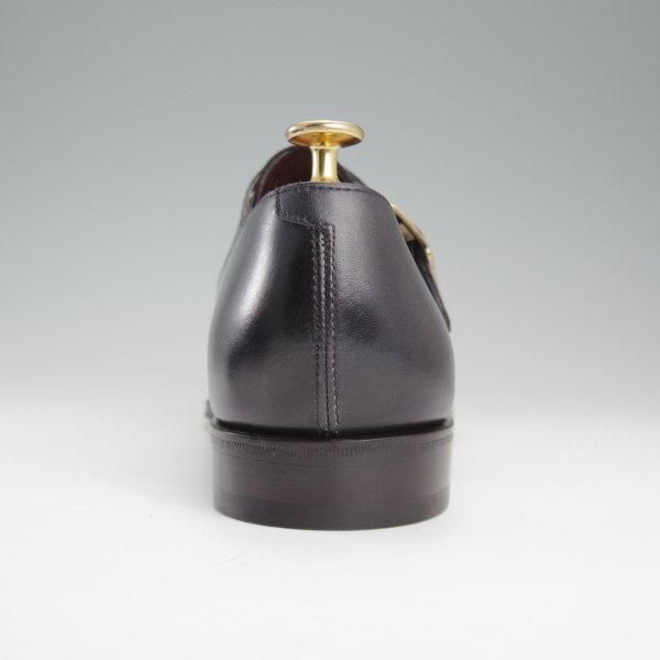 未使用★(スペイン製)カルミナ SIZE 7.5【定価￥88,000-★モンクストラップ/80694】BALITXラスト/カーフ/黒/メンズ/CARMINA★l928