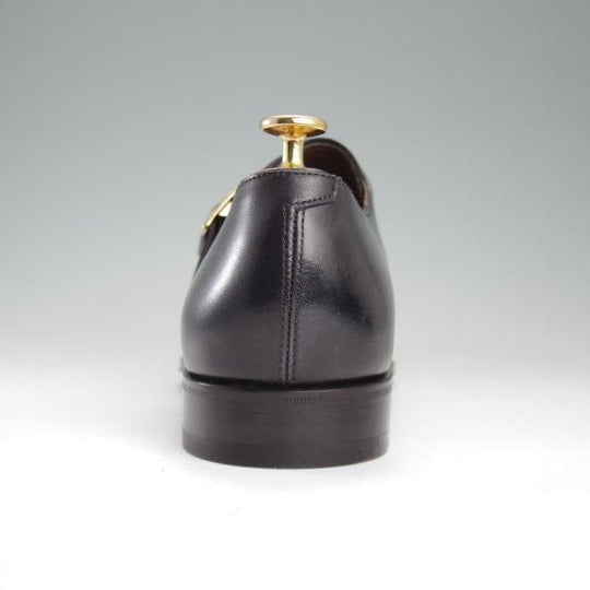 未使用★(スペイン製)カルミナ SIZE 7.5【定価￥88,000-★モンクストラップ/80694】BALITXラスト/カーフ/黒/メンズ/CARMINA★l928