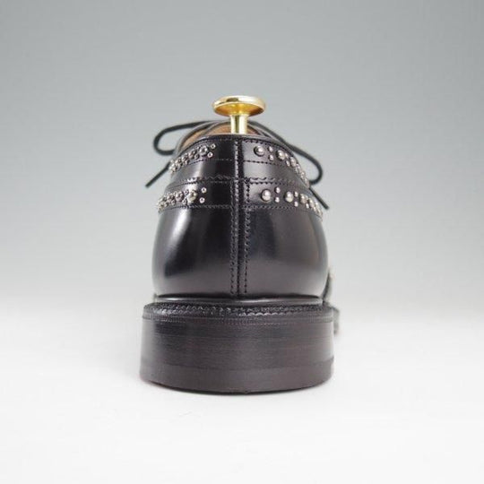 未使用★チャーチ 80F/UK8【現行定価20万円以上★GRAFTON MET/グラフトン/スタッズ】173ラスト/フルブローグ/黒/メンズ/Church's★l929