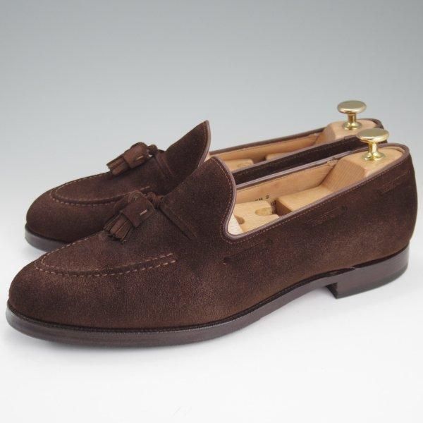 極上★クロケット&ジョーンズ 7.5E【定価￥92,400-★CAVENDISH 2/キャベンディッシュ】タッセルローファー/濃茶/Crockett&Jones★l930