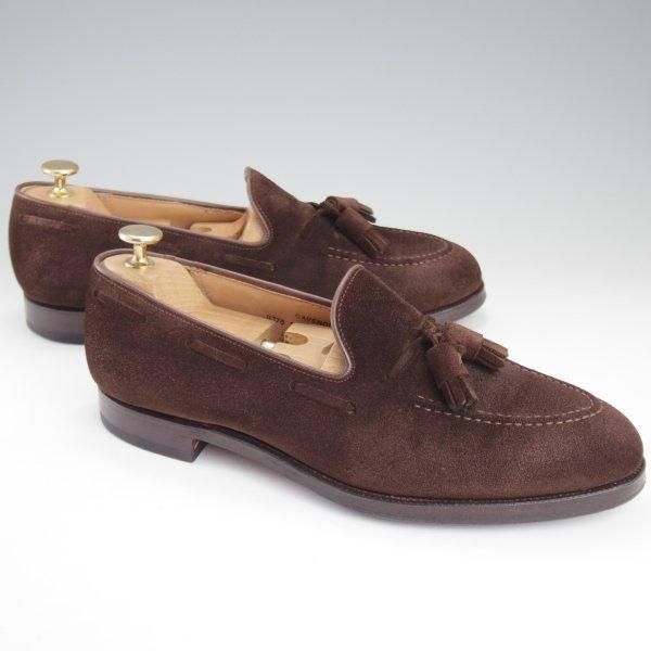 極上★クロケット&ジョーンズ 7.5E【定価￥92,400-★CAVENDISH 2/キャベンディッシュ】タッセルローファー/濃茶/Crockett&Jones★l930
