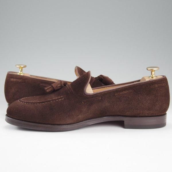 極上★クロケット&ジョーンズ 7.5E【定価￥92,400-★CAVENDISH 2/キャベンディッシュ】タッセルローファー/濃茶/Crockett&Jones★l930