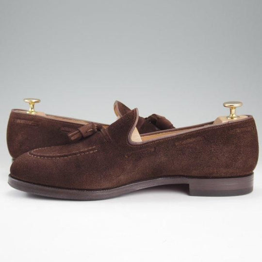 極上★クロケット&ジョーンズ 7.5E【定価￥92,400-★CAVENDISH 2/キャベンディッシュ】タッセルローファー/濃茶/Crockett&Jones★l930