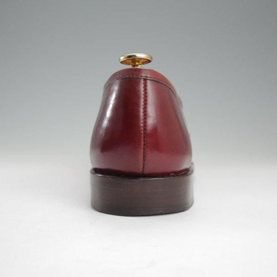 極美品★パラブーツ SIZE 6【定価17万円以上★コードバン仕様/ADONEY】アドニー/コインローファー/赤茶/メンズ/Paraboot★l934