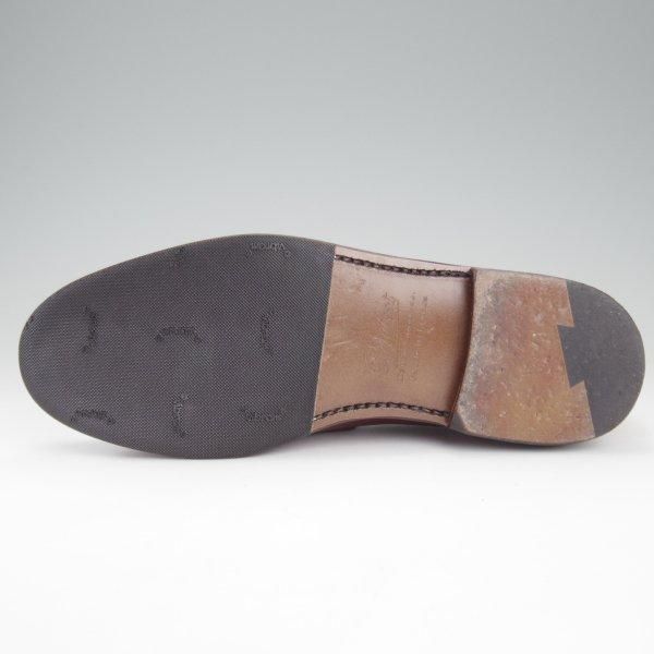 極美品★パラブーツ SIZE 6【定価17万円以上★コードバン仕様/ADONEY】アドニー/コインローファー/赤茶/メンズ/Paraboot★l934