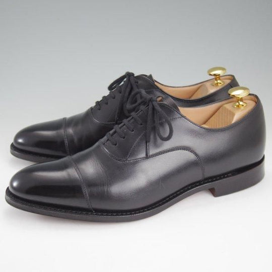 極美品★チャーチ 55F/UK5.5【定価￥160,600-★ストレートチップ/DUBAI】136ラスト/カーフ/黒/メンズ/Church's★l935