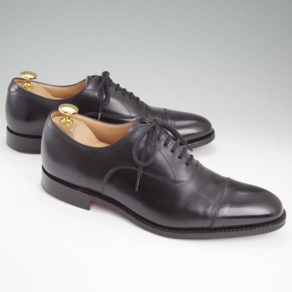 極美品★チャーチ 55F/UK5.5【定価￥160,600-★ストレートチップ/DUBAI】136ラスト/カーフ/黒/メンズ/Church's★l935
