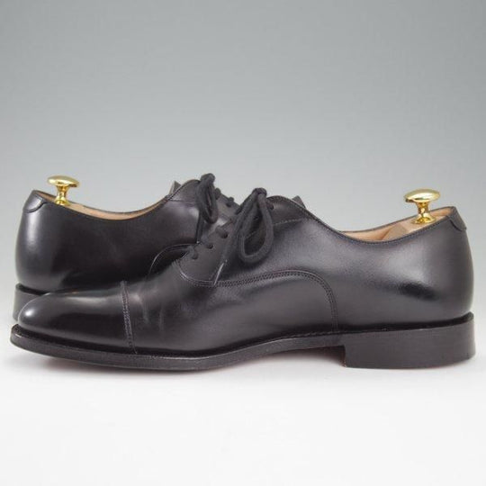極美品★チャーチ 55F/UK5.5【定価￥160,600-★ストレートチップ/DUBAI】136ラスト/カーフ/黒/メンズ/Church's★l935