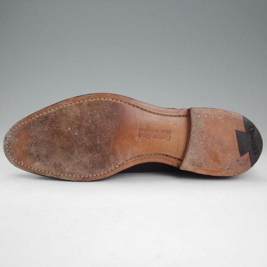 極美品★チャーチ 55F/UK5.5【定価￥160,600-★ストレートチップ/DUBAI】136ラスト/カーフ/黒/メンズ/Church's★l935