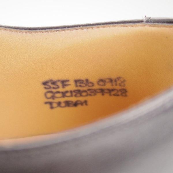 極美品★チャーチ 55F/UK5.5【定価￥160,600-★ストレートチップ/DUBAI】136ラスト/カーフ/黒/メンズ/Church's★l935