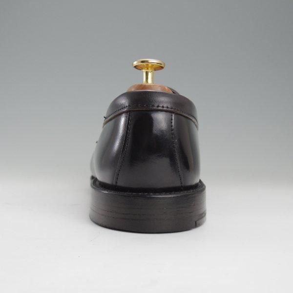 極美品★オールデン 9.5E【現行定価20万円以上★コードバン仕様/987】ヴァンラスト/バンラスト/コインローファー/黒/ALDEN★l937