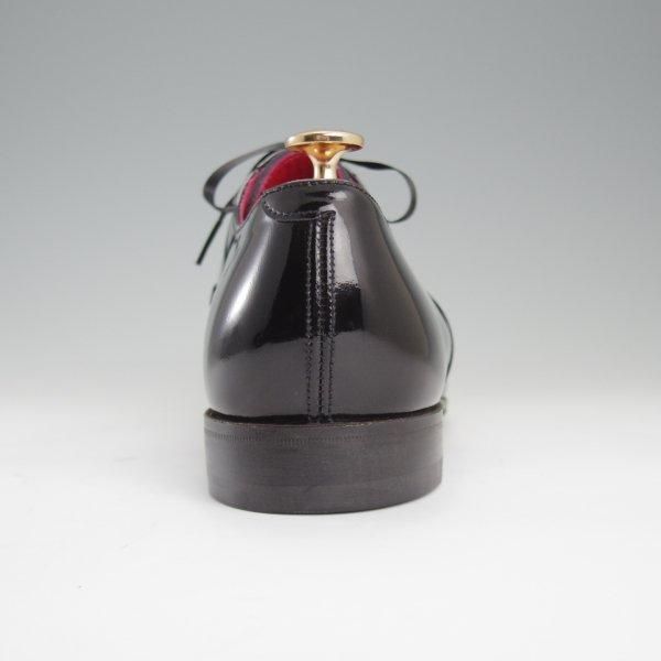未使用★トリッカーズ SIZE 7【貴重★プレーントゥ/M6606/黒】パテントレザー/メンズ/Tricker's★l938