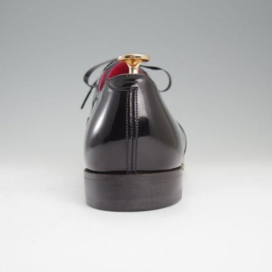 未使用★トリッカーズ SIZE 7【貴重★プレーントゥ/M6606/黒】パテントレザー/メンズ/Tricker's★l938